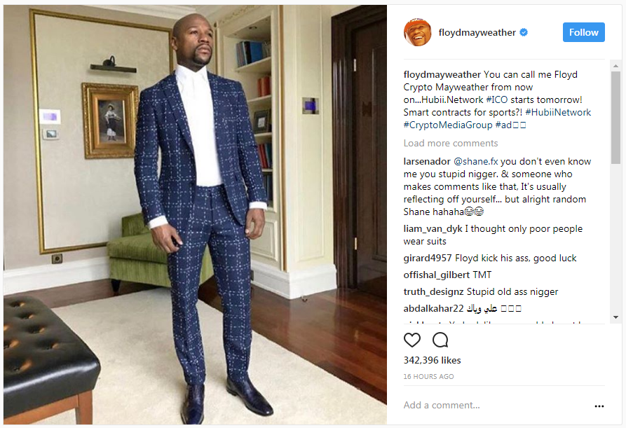 Mayweather ICO promo