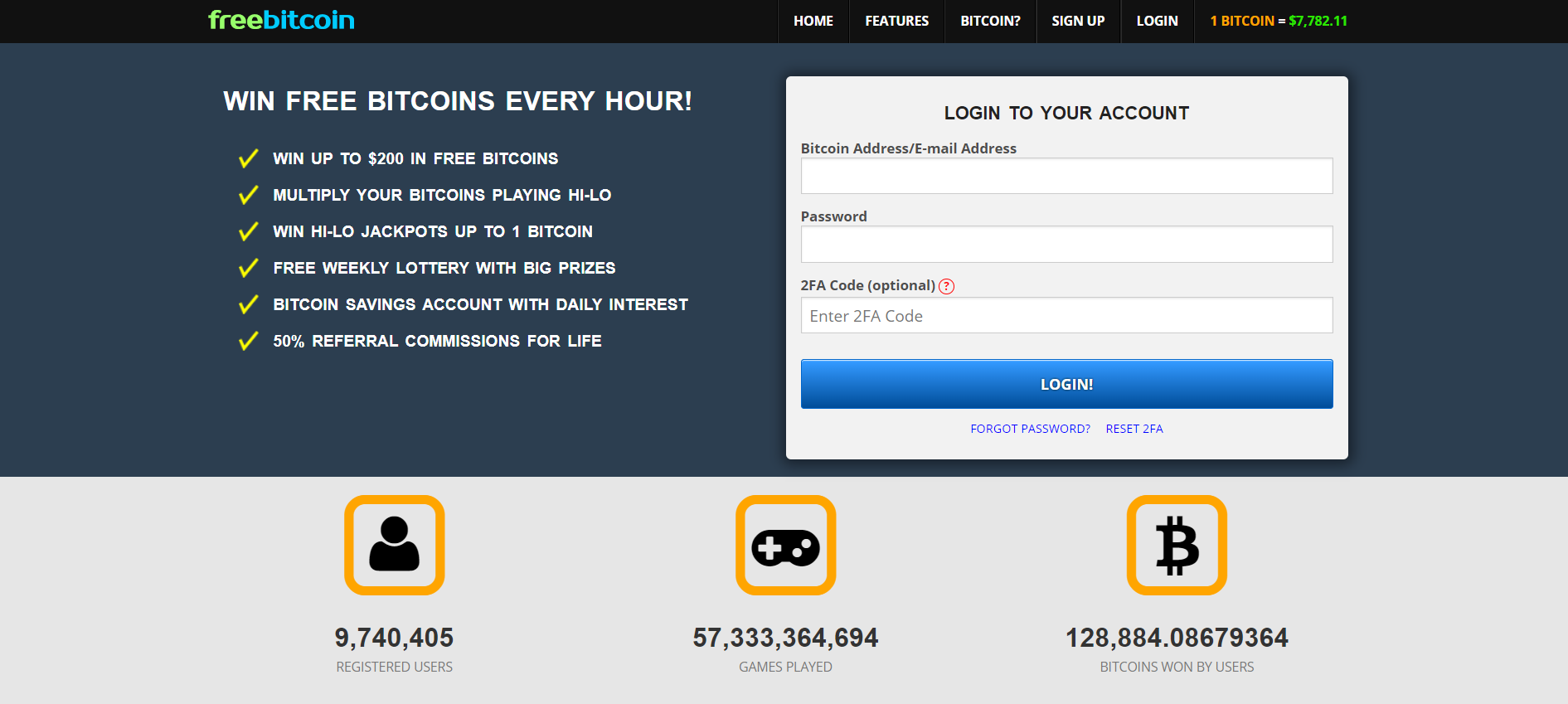 Free Bitcoin (FREEBITCO.IN) bemutató | Ingyen bitcoin, lottó és HI-LO egyben, kiemelt kép