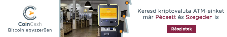 Distributeur automatique de billets CoinCash à Pécs et Szeged