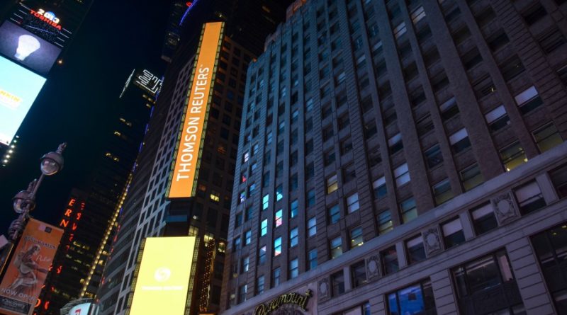 Thomson Reuters felirat Times Square