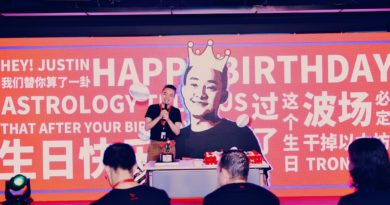 Justin Sun Boldog Születésnapot Tron
