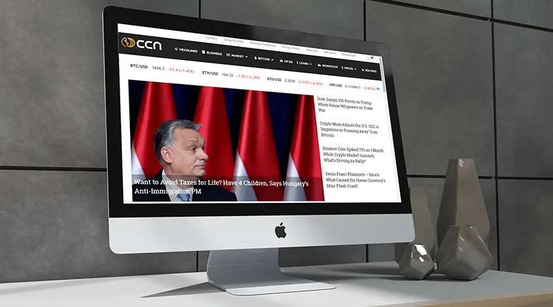 Orbán Viktor a CCN híroldalon