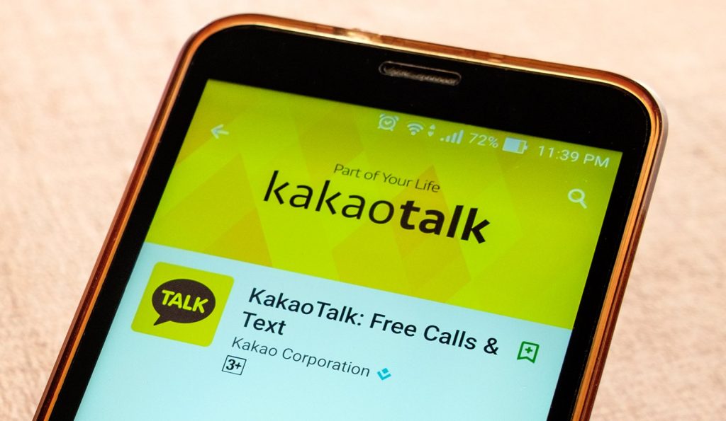 üzenetküldő, messenger, KakaoTalk