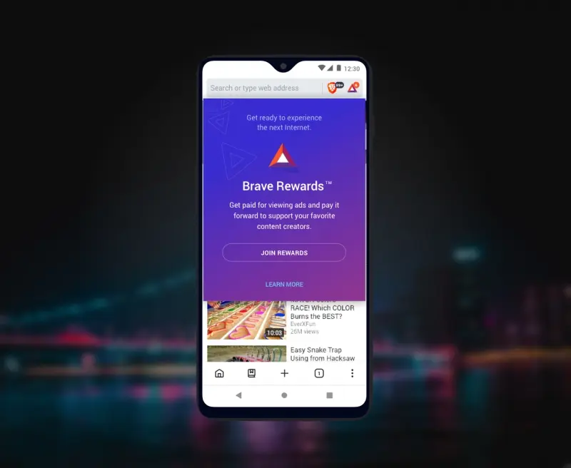 Már Androidra is letölthető a Brave reklámmegtekintést jutalmazó frissítése