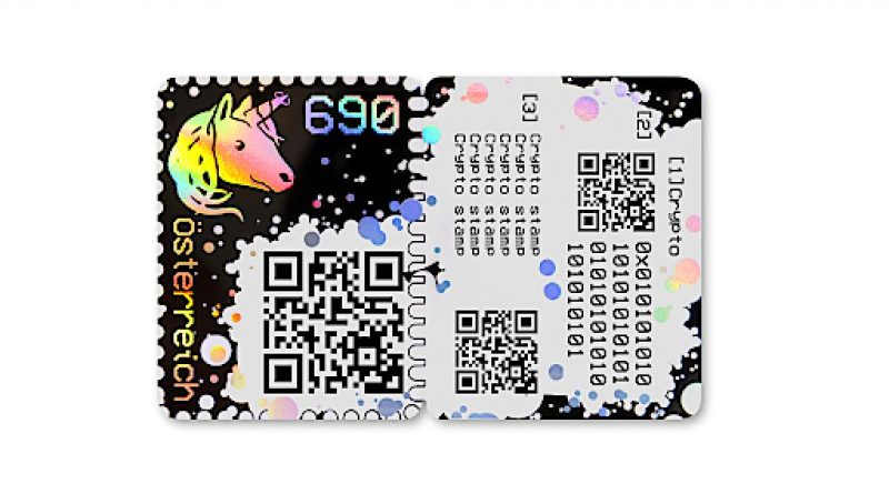 Bitcoin bélyeg kollekciót adott ki az osztrák posta