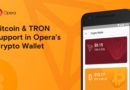 Az Opera böngésző adta a bitcoint (BTC) és a tront (TRX) a kriptotárcájához