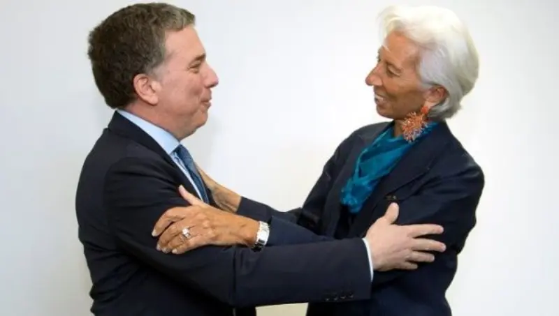 Mauricio Macri és Christine Lagarde