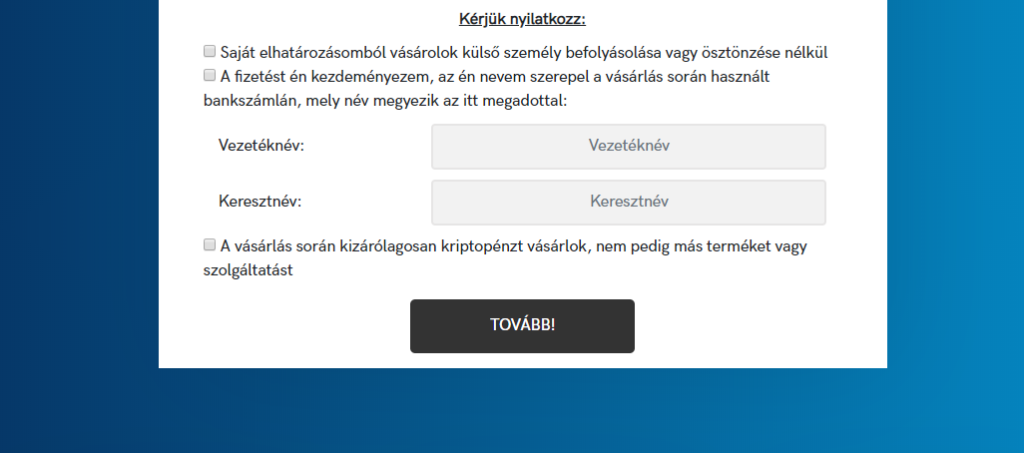 Bitcoin vásárlás egyszerűen, regisztráció nélkül