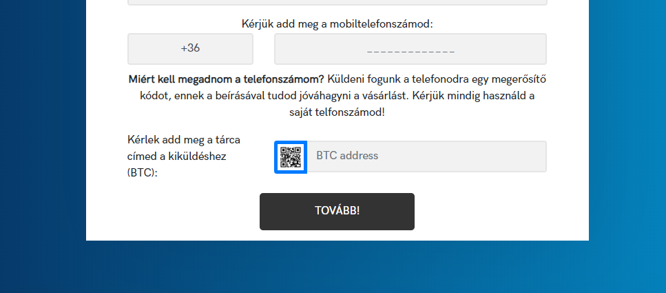 bitcoin kód regisztráció)