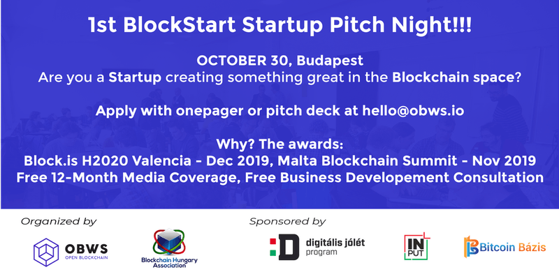 Nagyszabású blockchain startup megmérettetés lesz Budapesten