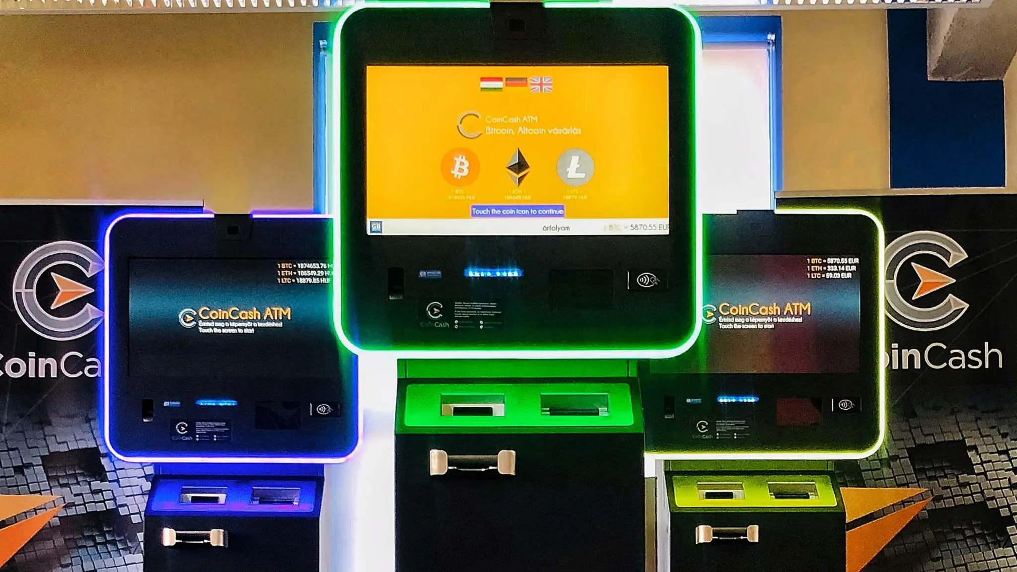 Újabb bitcoin automatákat telepített a CoinCash bróker