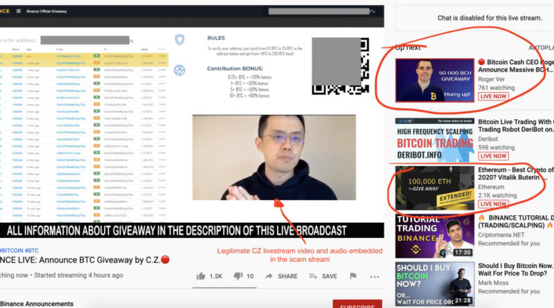 Terjednek a kriptós átverések a YouTube-on