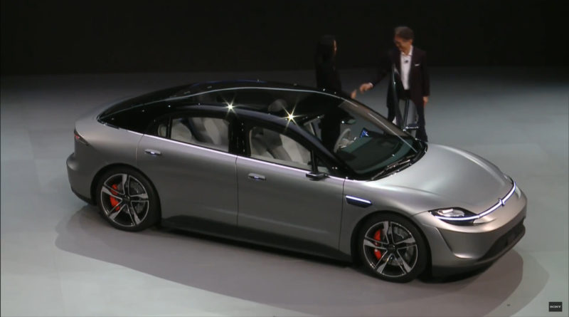 Újdonság a Sony-tól: megérkezett a cég első elektromos autója