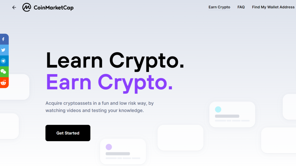 CoinMarketCap Earn