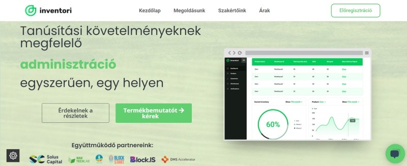 Kockázati tőkebefektetéshez jutott az agrárgazdaságot a blokklánc segítségével szolgáló startup, az Inventori