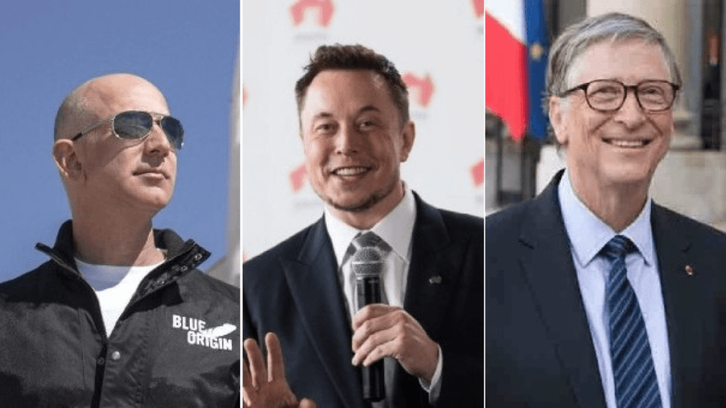 Bezos Musk Gates