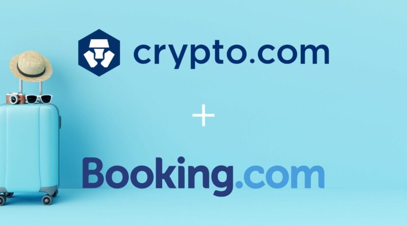 Partnerségi együttműködést kötött a Crypto.com és a Booking.com