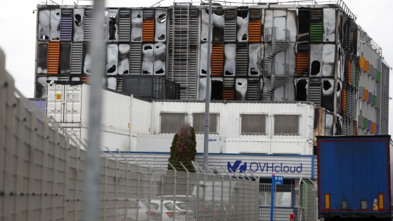 OVH szerver tűz