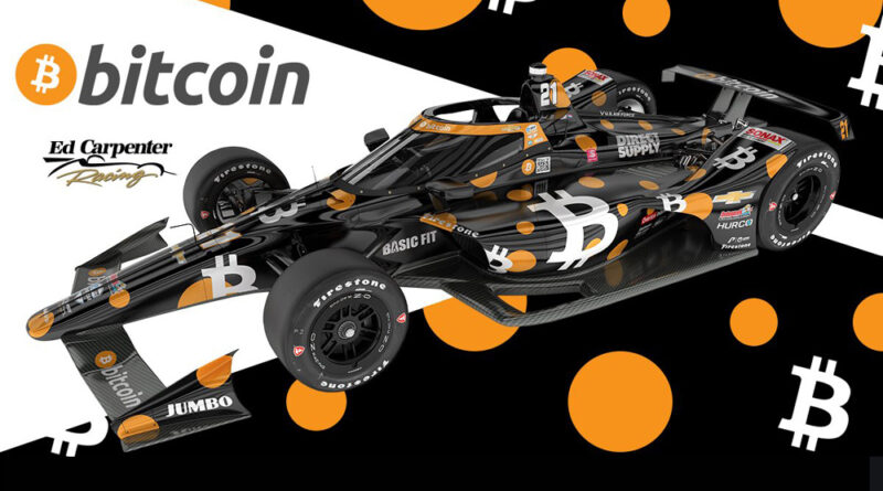 Szép eredményt ért el a Bitcoin-támogatott versenyautó az Indy 500-on