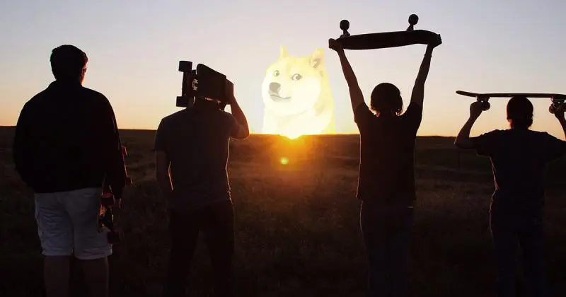Z generáció dogecoin