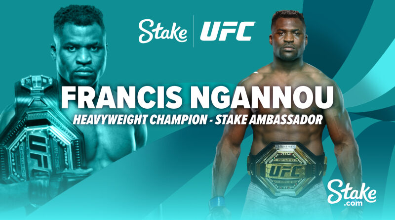 UFC nehézsúlyú bajnok Francis Ngannou lesz a Stake.com márkanagykövete