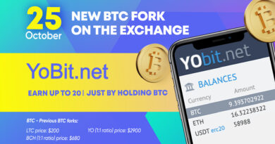Saját bitcoin forkot indít a YoBit, ingyen tokent osztanak a felhasználóknak