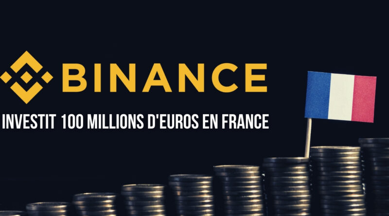 A Binance 100 millió eurót fog befektetni Franciaországban