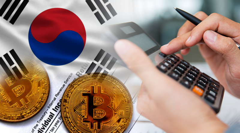 kriptoadó Dél-Korea