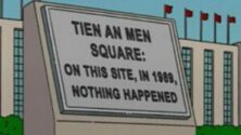 Tienanmen téri mészárlás cenzúra