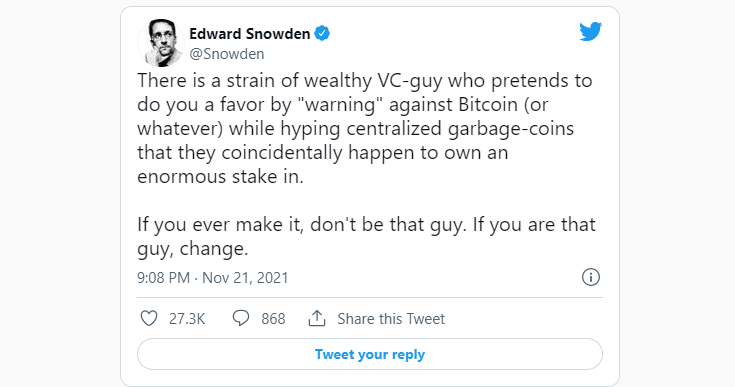Snowden Twitter