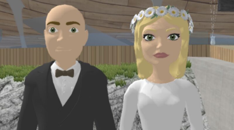 Megtartották az első virtuális esküvőt a metaverzumban