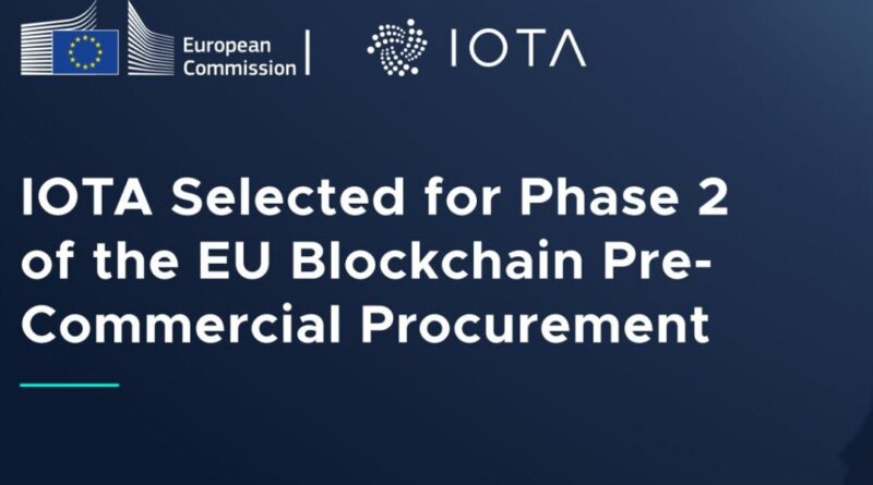 Az Európai Bizottság az IOTA-t választotta az EU Blockchain fejlesztéshez