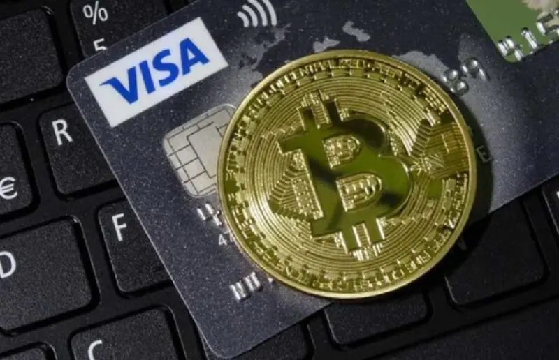Visa kriptovaluta fizetés