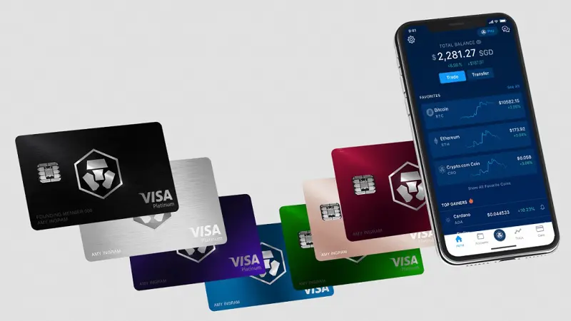 Visa kriptokártya
