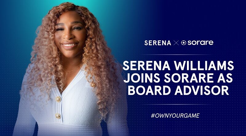 Serena Williams a Sorare NFT fantáziajáték platformját népszerűsíti