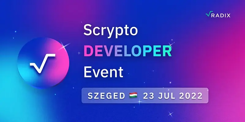 Scrypto Developer Event Szeged