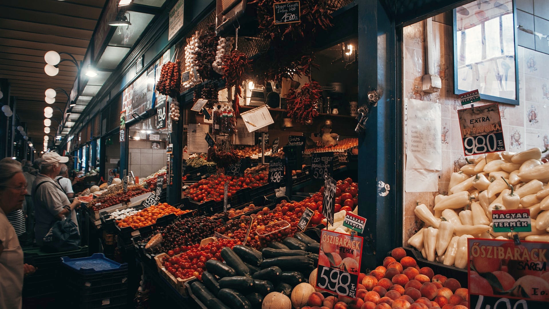 Budapest, central market