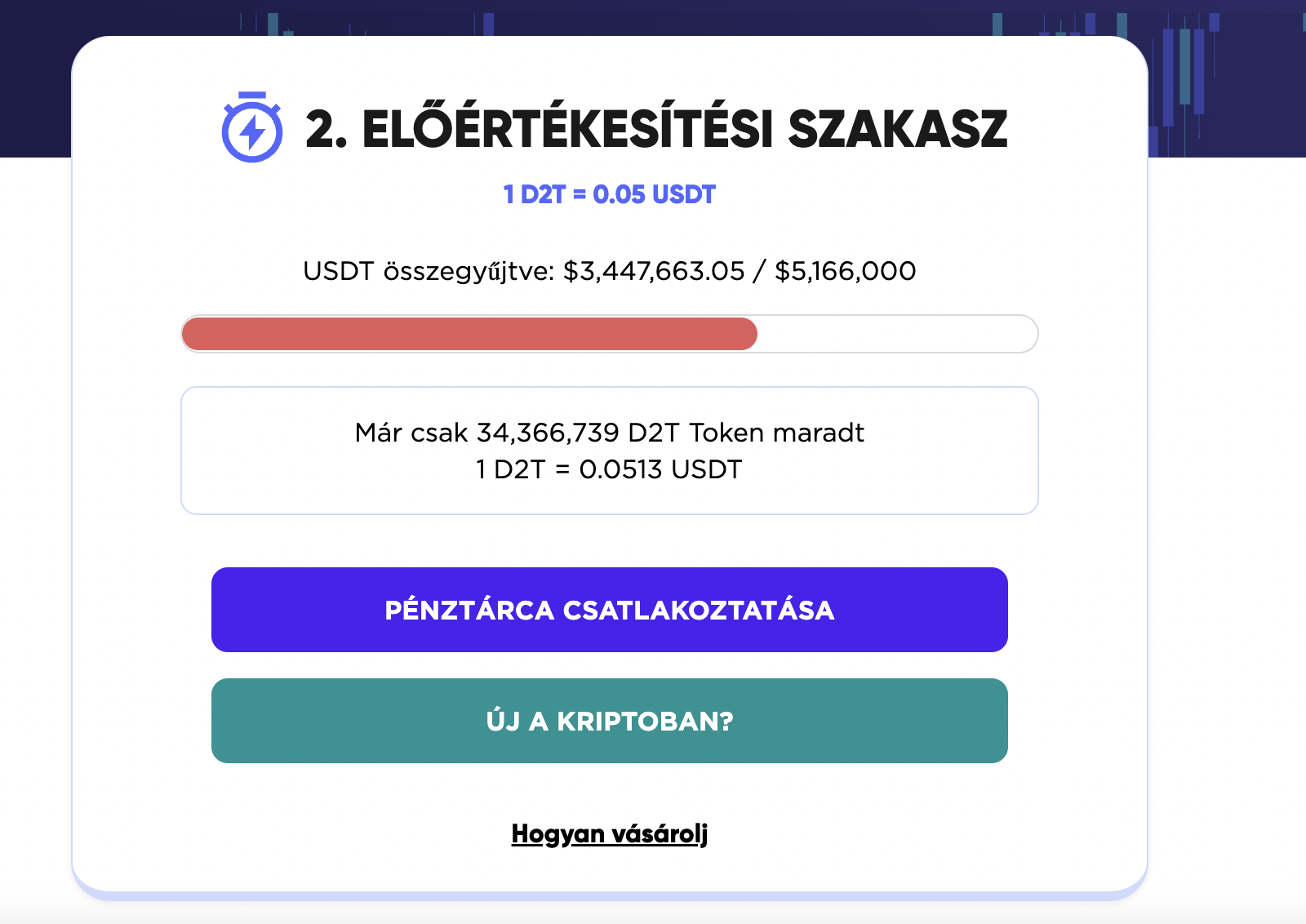 dash 2 trade második előértékesítési szakasz