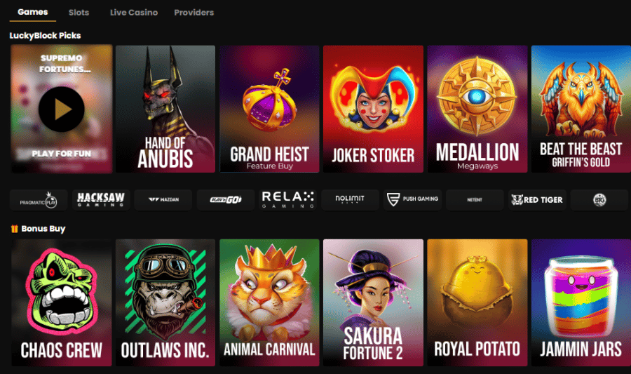 luckyblock-homepage