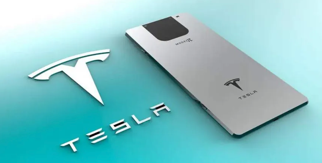 Musk mobiltelefonnal