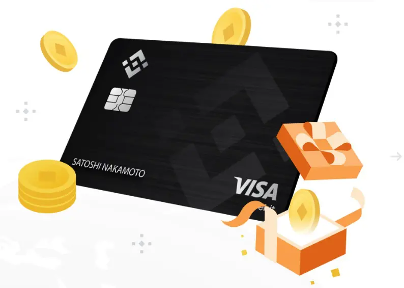 A Binance kártyájának reklámja. (Binance.com)
