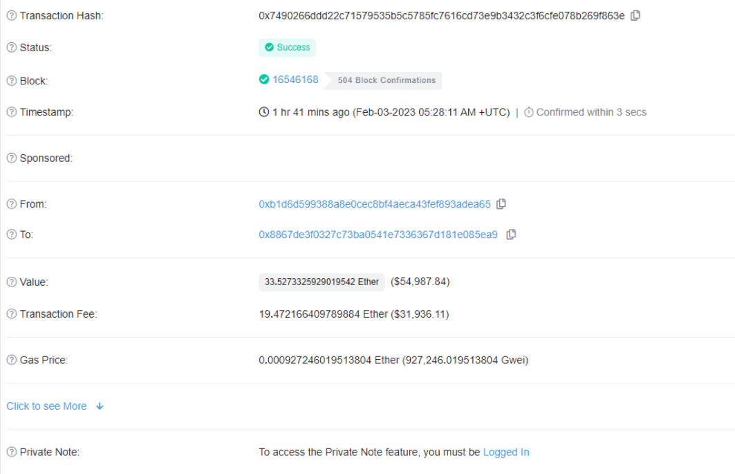 ethereum tranzakciós díj