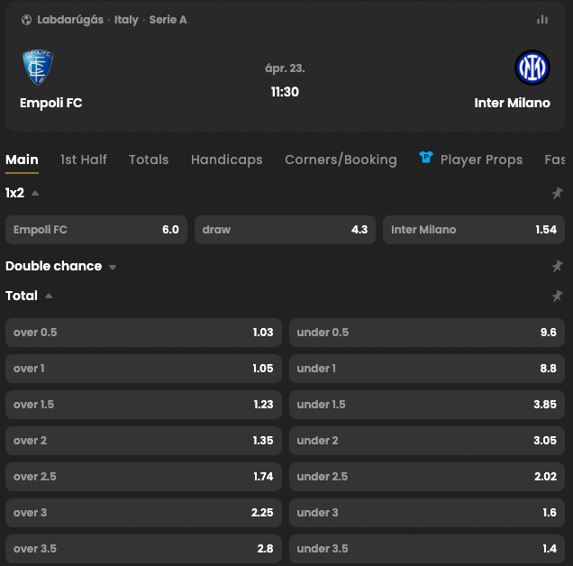 empoli inter milan