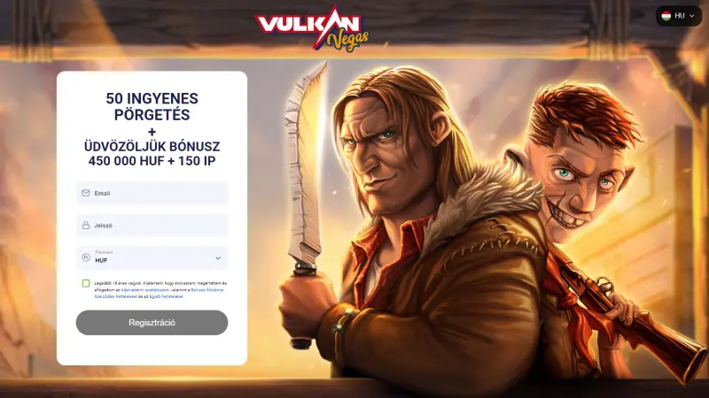 Vegas kaszinó bónusz