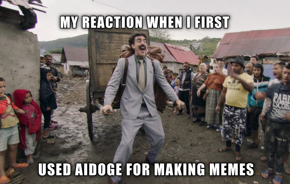 aidoge borat meme