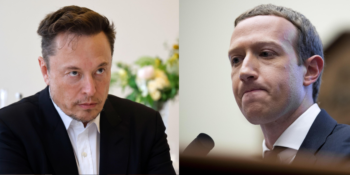 Elon Musk Mark Zuckerberg
