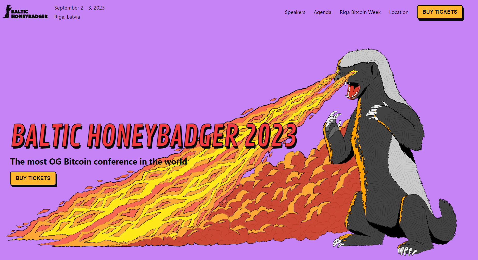 5. alkalommal jön a bitcoin kultrendezvény, a Baltic Honeybadger 2023
