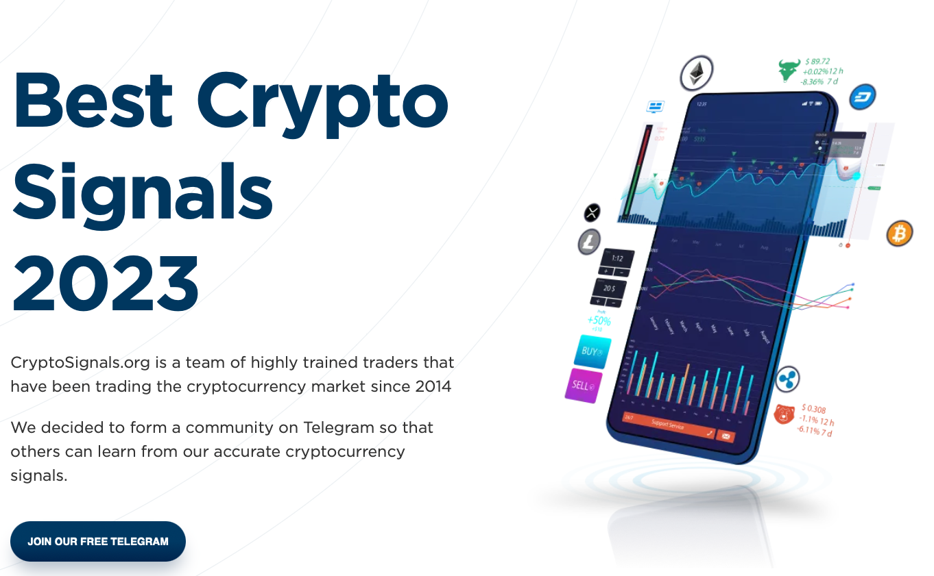 Crypto Signals VIP főoldal