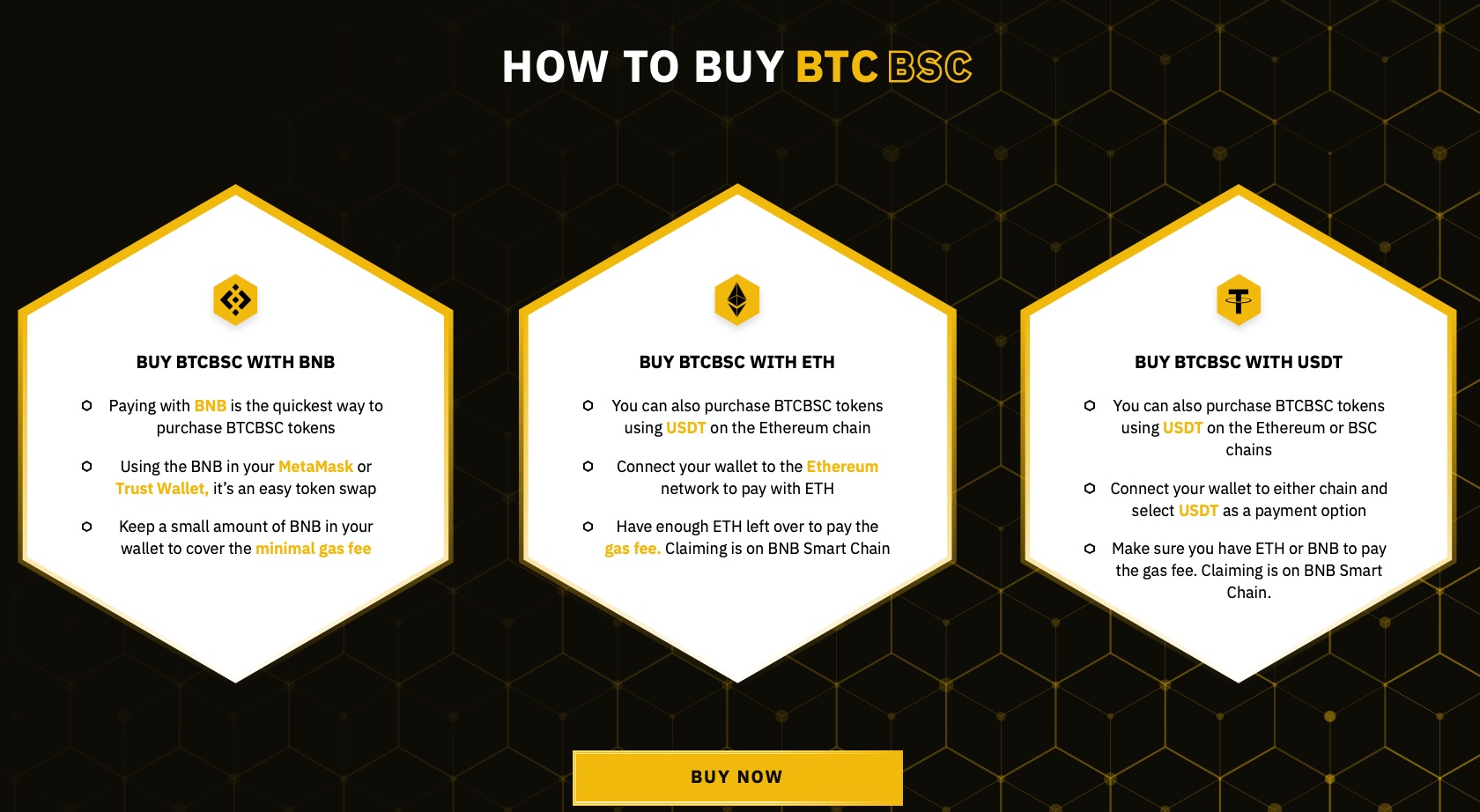Bitcoin bsc vásárlás