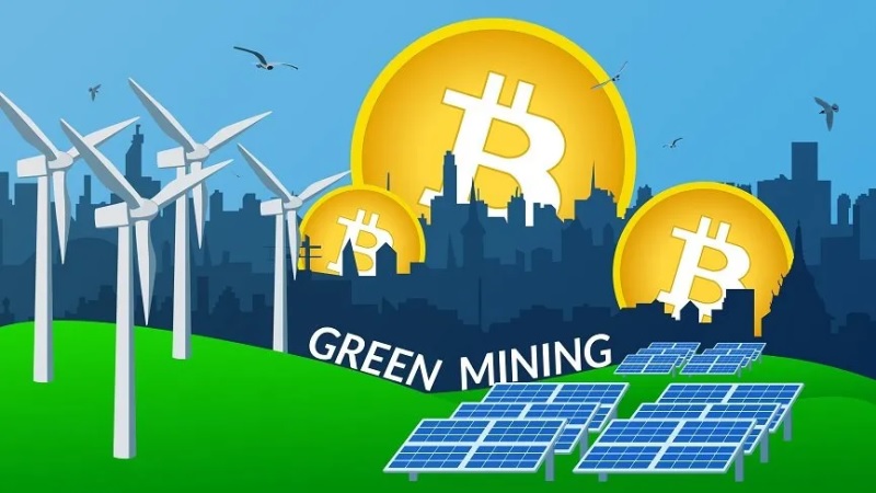 BTC bányászat megújuló energia